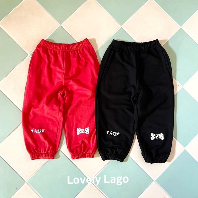 Lago - Korean Children Fashion - #toddlerclothing - Hello Jogger Pants