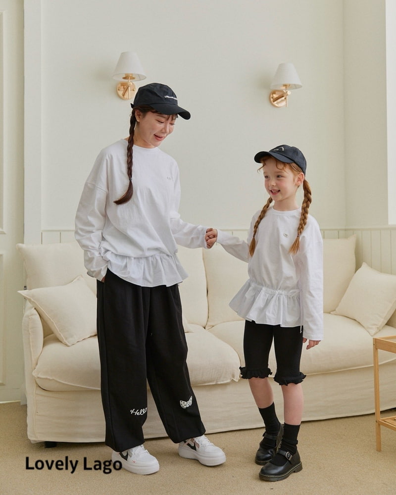 Lago - Korean Women Fashion - #momslook - Mom Shirring Frill Long Tee - 10
