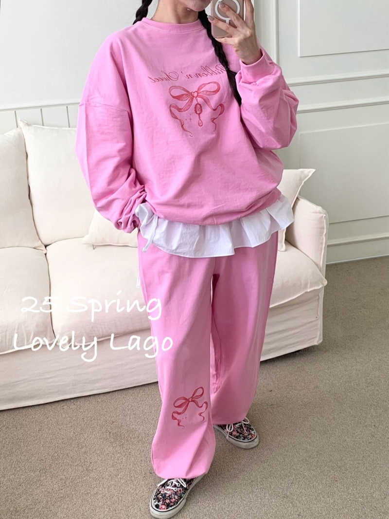 Lago - Korean Women Fashion - #momslook - Mom Love Sweet Sweatshirts - 5