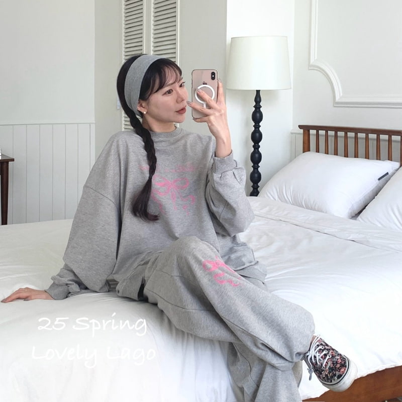 Lago - Korean Women Fashion - #pursuepretty - Mom Love Sweet Sweatshirts - 9
