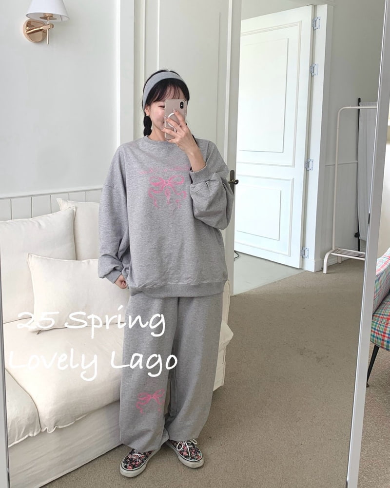 Lago - Korean Women Fashion - #restrostyle - Mom Love Sweet Sweatshirts - 10