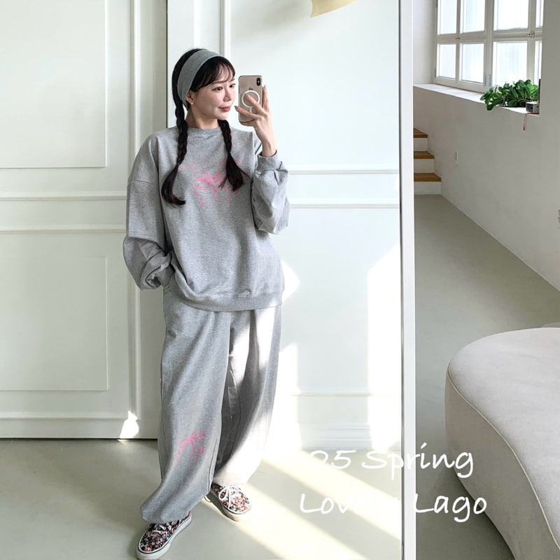 Lago - Korean Women Fashion - #romanticstyle - Mom Love Sweet Sweatshirts - 11
