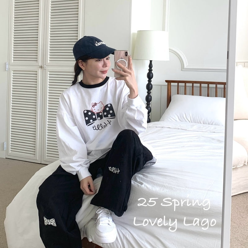 Lago - Korean Women Fashion - #thatsdarling - Mom Hello Tee - 5