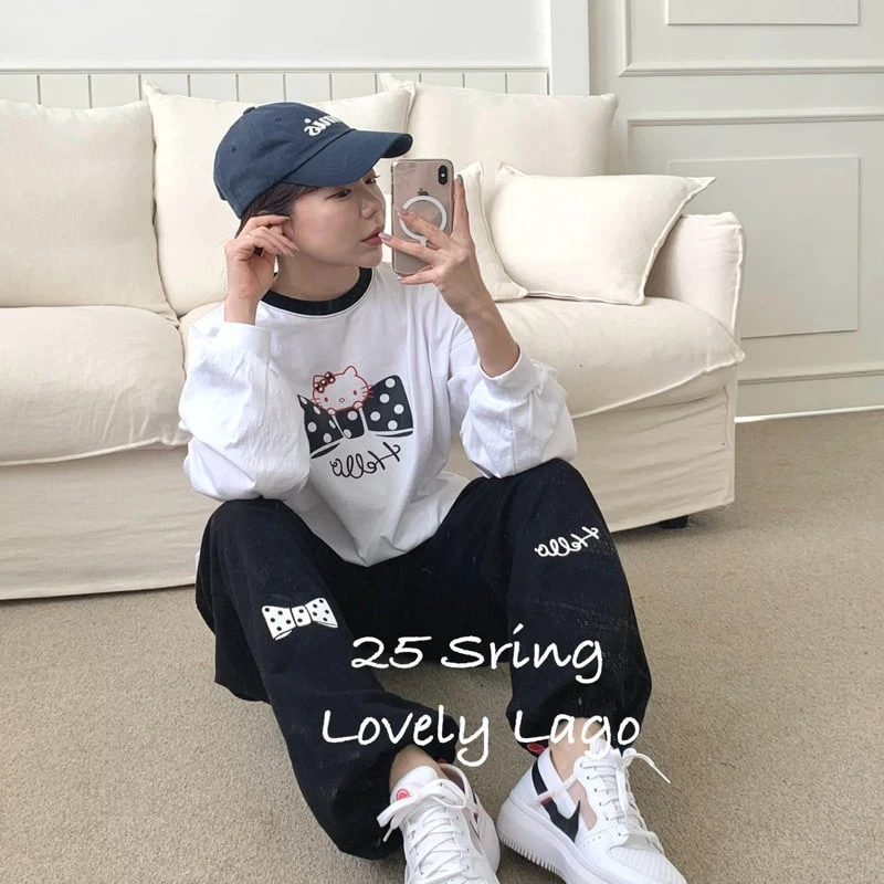 Lago - Korean Women Fashion - #thelittlethings - Mom Hello Jogger Pants - 10