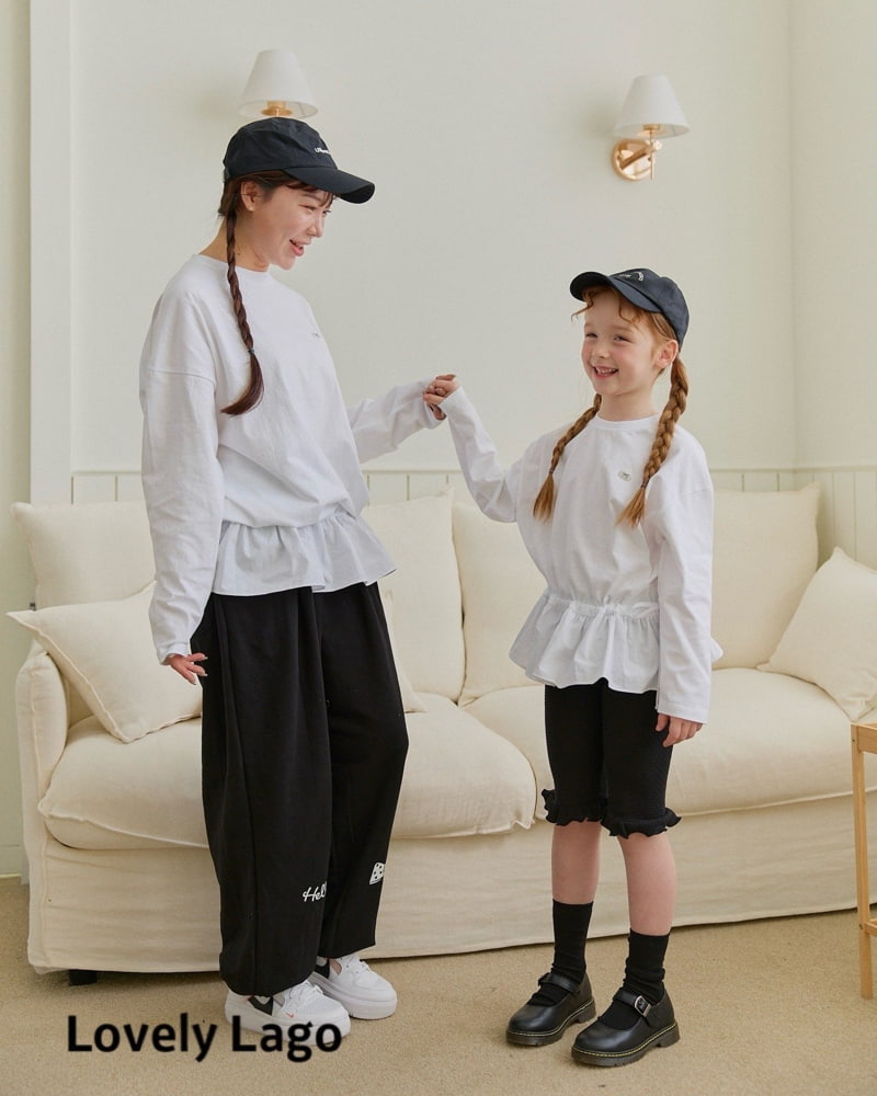 Lago - Korean Women Fashion - #womensfashion - Mom Shirring Frill Long Tee - 11