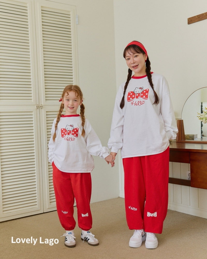 Lago - Korean Women Fashion - #womensfashion - Mom Hello Tee - 12