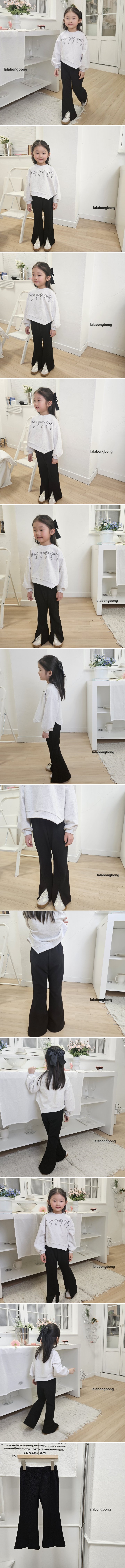 Lalabongbong - Korean Children Fashion - #stylishchildhood - Open Front Flared Pants