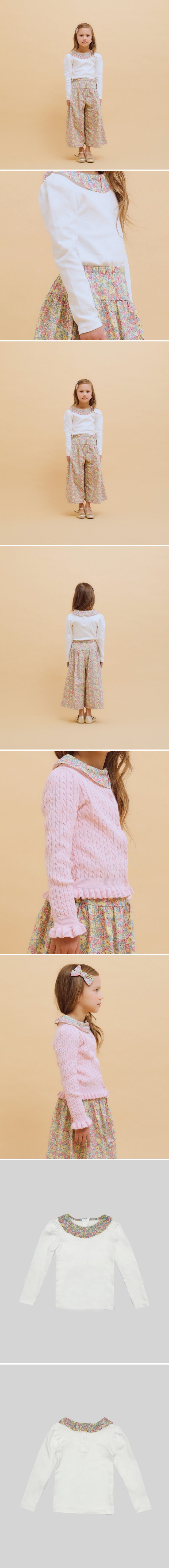 Le Bev - Korean Children Fashion - #childofig - Joy Floral Tee - 2