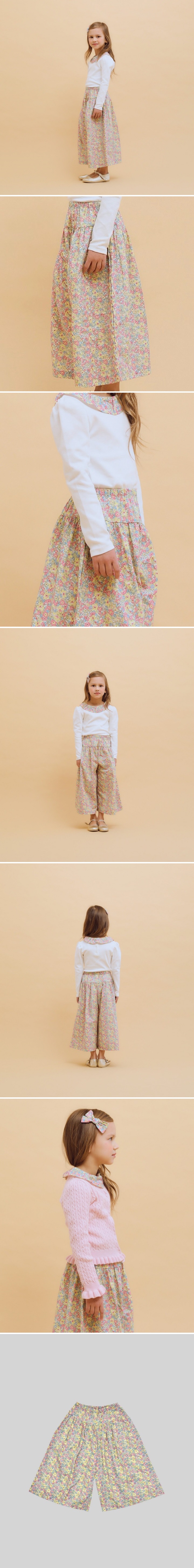 Le Bev - Korean Children Fashion - #discoveringself - Joy Floral Pants - 2