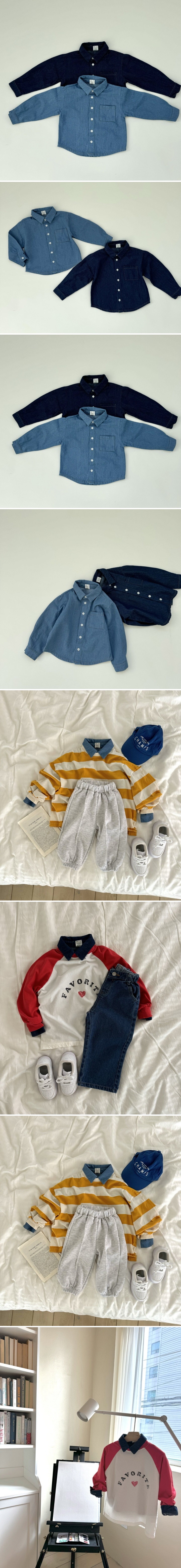 Le petitmot - Korean Children Fashion - #littlefashionista - Hyeji Denim Shirt
