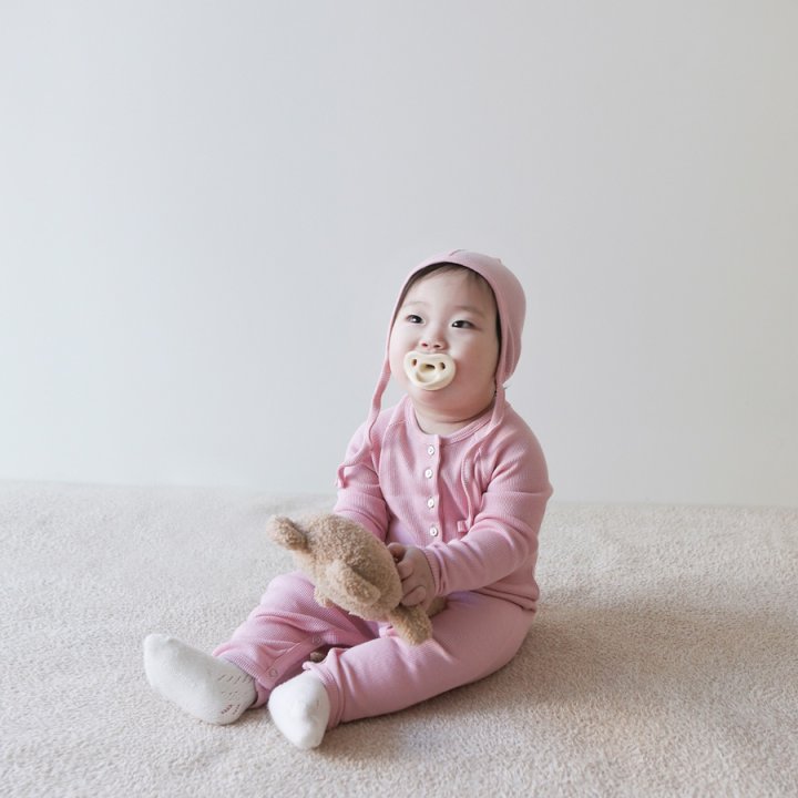 Lemonade - Korean Baby Fashion - #babyboutique - Cosgolji Suit Bonnet Set - 9