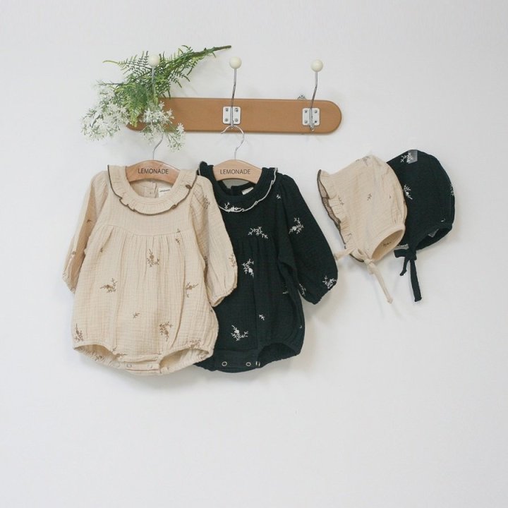Lemonade - Korean Baby Fashion - #babyboutique - Lilac Suit Bonnet Set