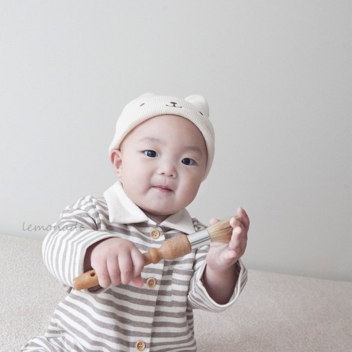 Lemonade - Korean Baby Fashion - #babyboutique - Stripe Collar Suit - 12