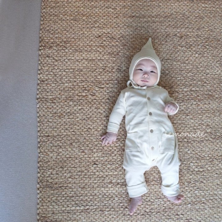 Lemonade - Korean Baby Fashion - #babyboutique - Peanut Bonnet Suit Set - 10