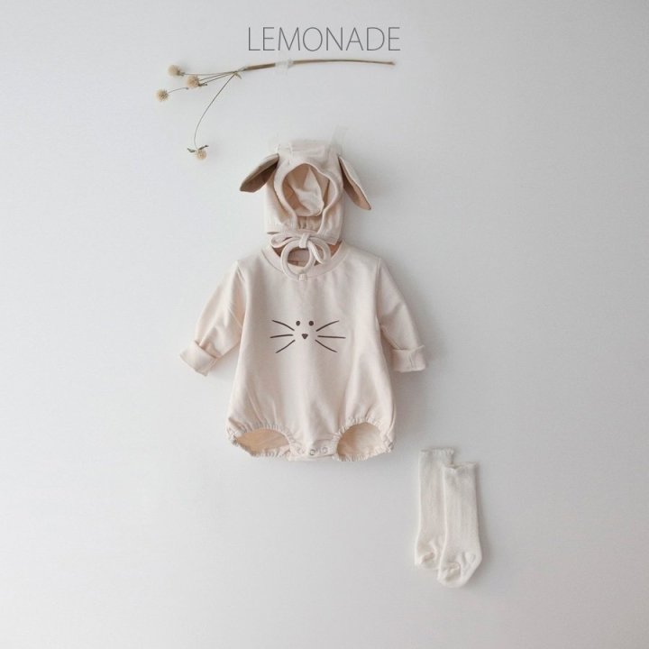 Lemonade - Korean Baby Fashion - #babyboutique - Bunny Bunny Bonnet Suit Set - 7