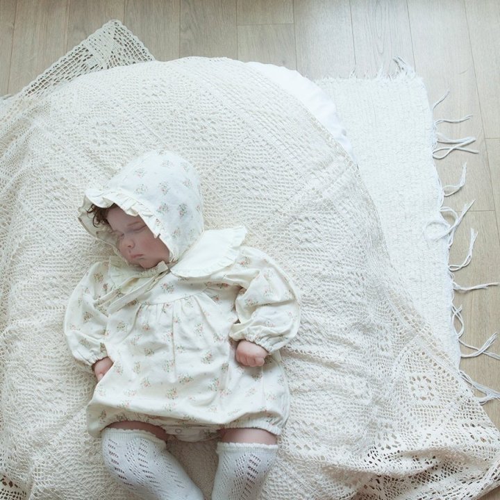 Lemonade - Korean Baby Fashion - #babyboutique - Mago Bonnet Suit - 12