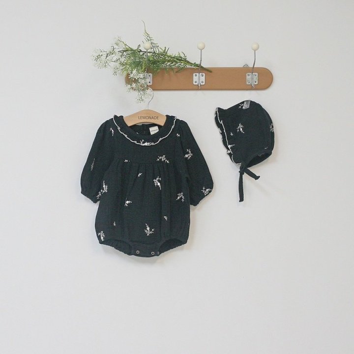 Lemonade - Korean Baby Fashion - #babyboutiqueclothing - Lilac Suit Bonnet Set - 2