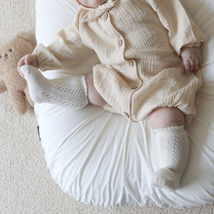 Lemonade - Korean Baby Fashion - #babyboutiqueclothing - Latte Suit Bonnet Set - 11