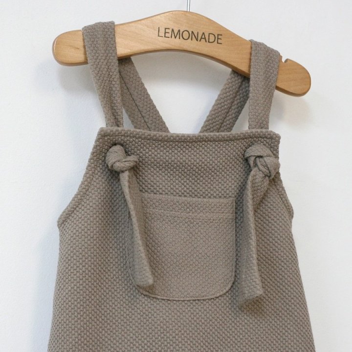 Lemonade - Korean Baby Fashion - #babyboutiqueclothing - Nuts Suspenders Suit - 10