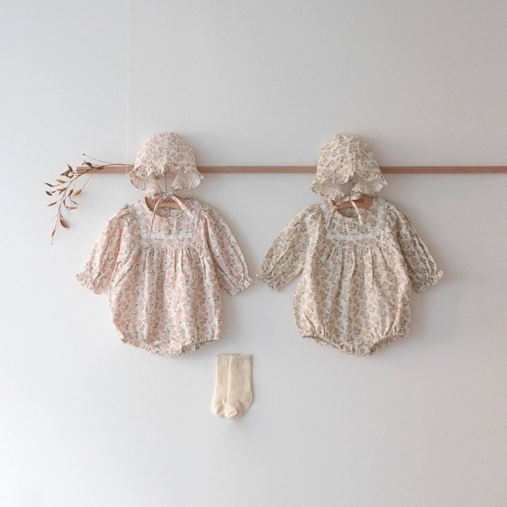 Lemonade - Korean Baby Fashion - #babyboutiqueclothing - Versailles Suit Bonnet Set