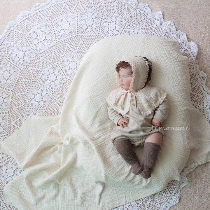 Lemonade - Korean Baby Fashion - #babyboutiqueclothing - Ginger Bonnet Suit - 8