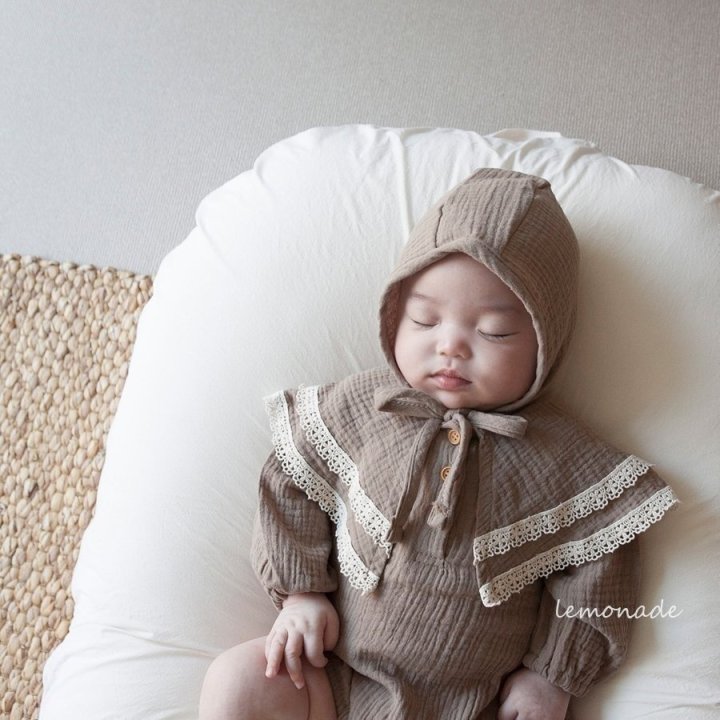 Lemonade - Korean Baby Fashion - #babyboutiqueclothing - Celine Bonnet Suit Set - 10