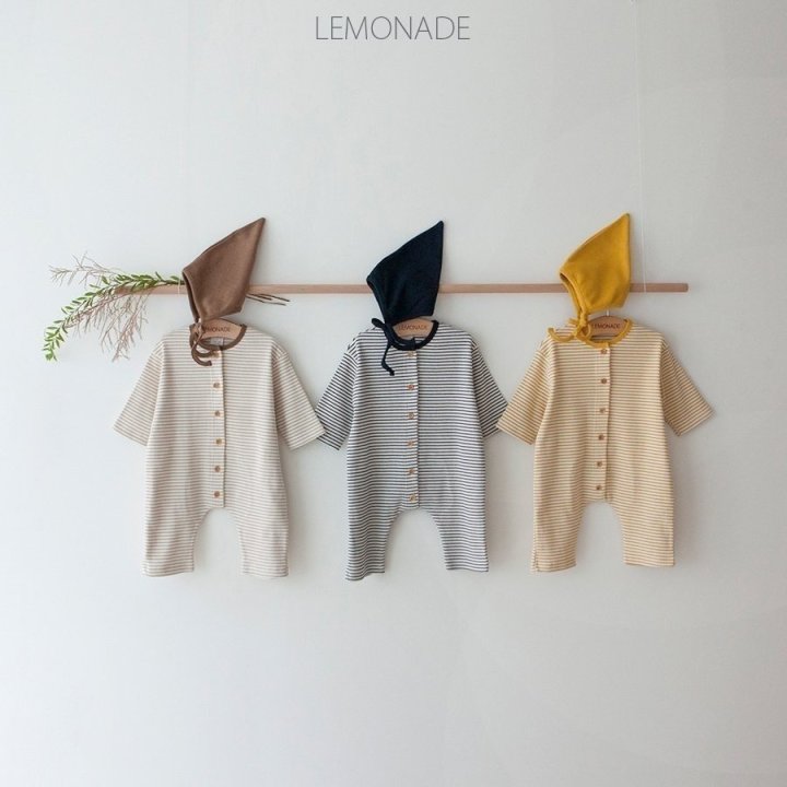 Lemonade - Korean Baby Fashion - #babyboutiqueclothing - Buddy Bonnet Suit