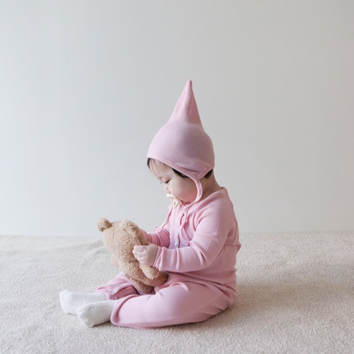 Lemonade - Korean Baby Fashion - #babyclothing - Cosgolji Suit Bonnet Set - 12