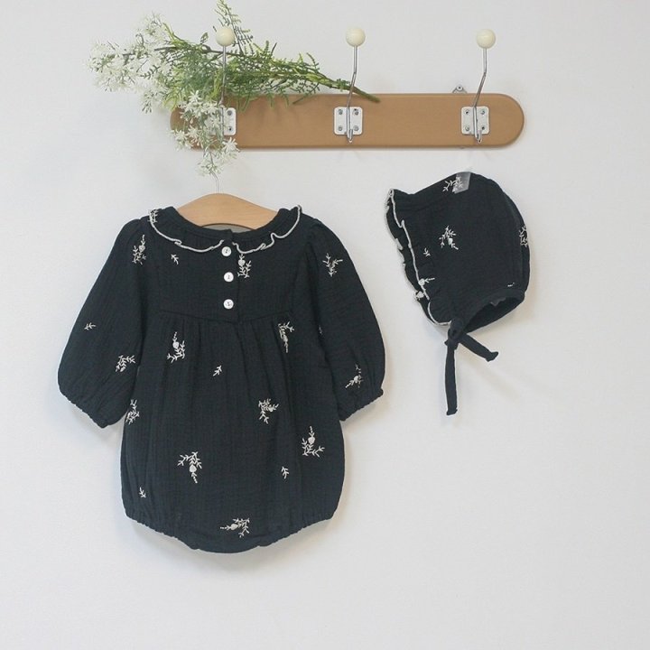 Lemonade - Korean Baby Fashion - #babyclothing - Lilac Suit Bonnet Set - 3