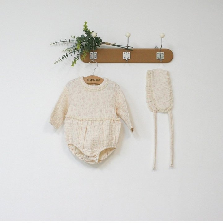 Lemonade - Korean Baby Fashion - #babyclothing - Angel Suit Bonnet Set - 2
