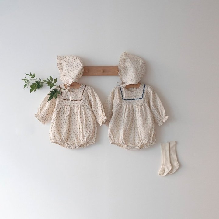 Lemonade - Korean Baby Fashion - #babyclothing - Marie Suit Bonnet Set