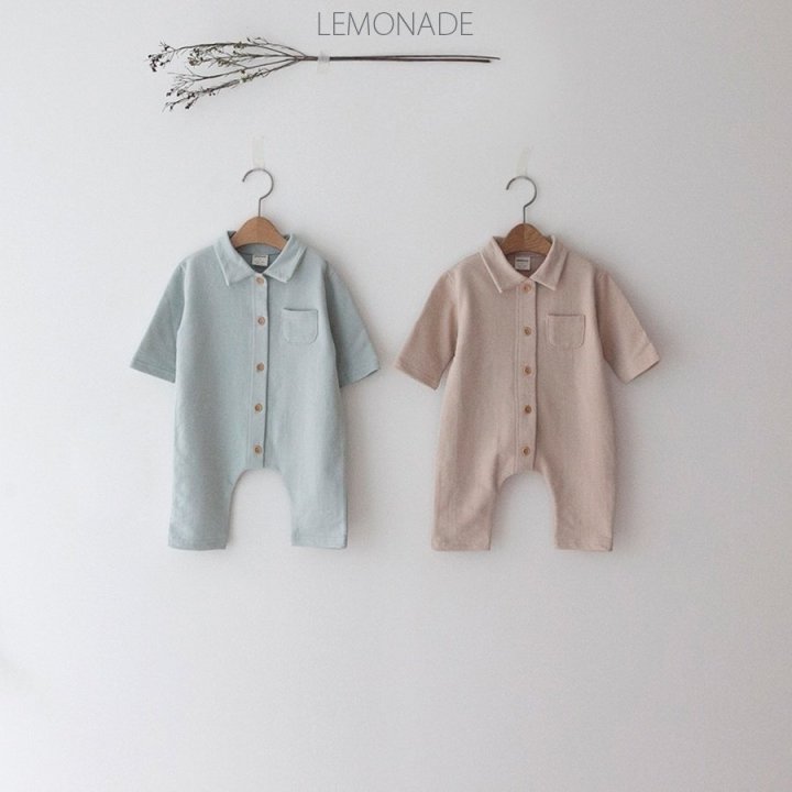 Lemonade - Korean Baby Fashion - #babyclothing - Plain Collar Suit