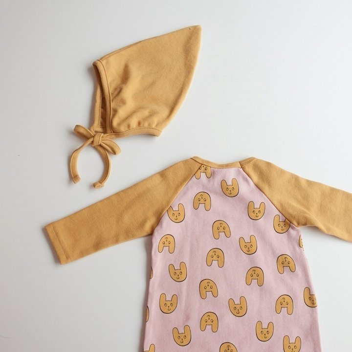 Lemonade - Korean Baby Fashion - #babyclothing - Ruby Bonnet Suit - 5