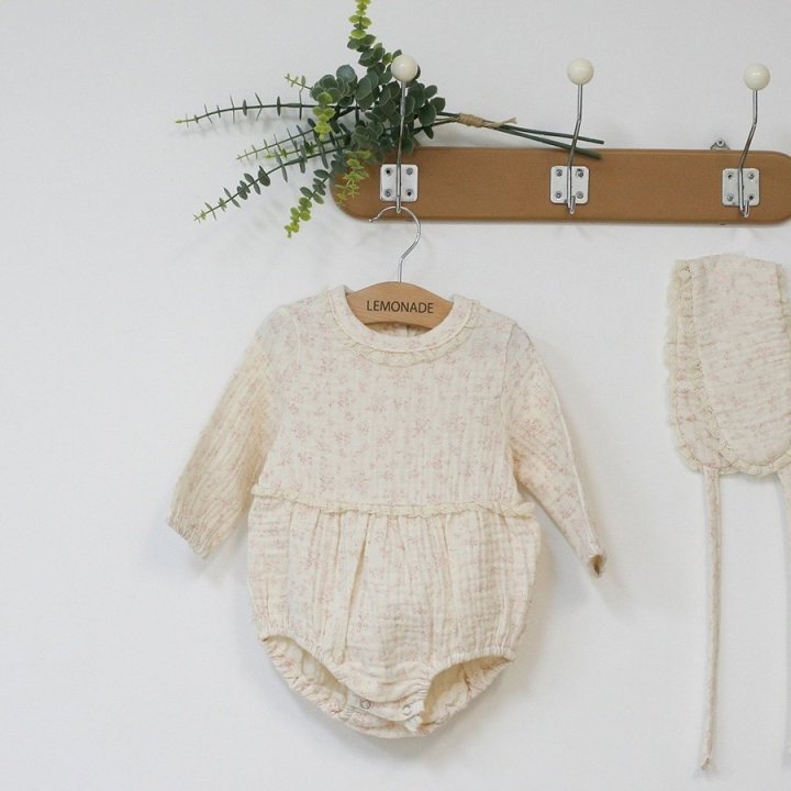 Lemonade - Korean Baby Fashion - #babyfashion - Angel Suit Bonnet Set - 3