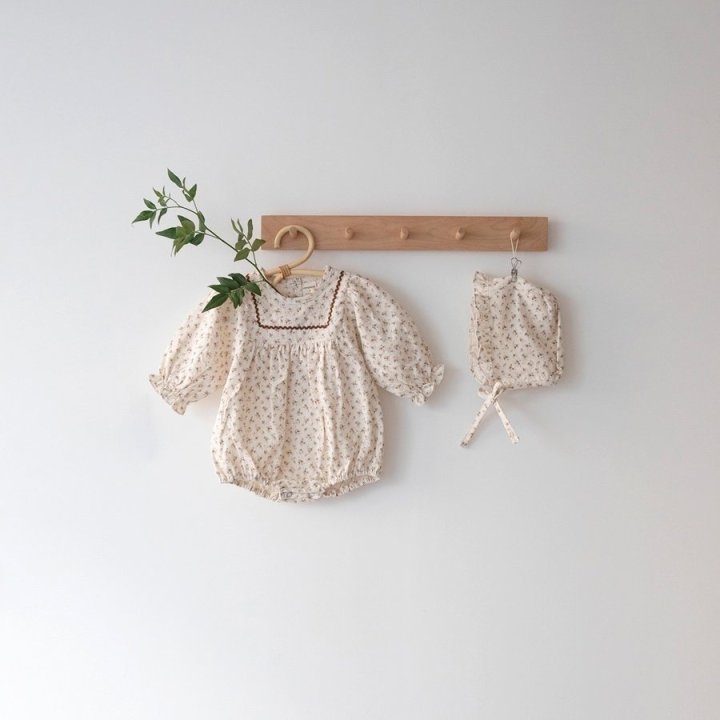 Lemonade - Korean Baby Fashion - #babyfashion - Marie Suit Bonnet Set - 2