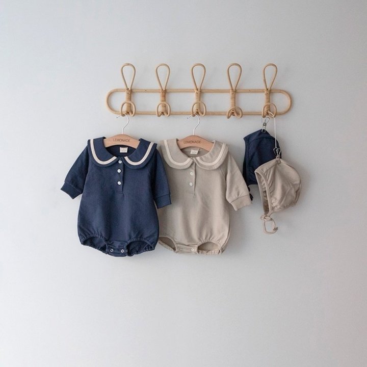 Lemonade - Korean Baby Fashion - #babyfashion - Pony Suit Bonnet Set