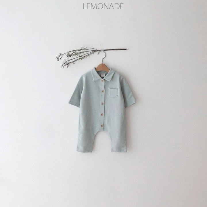 Lemonade - Korean Baby Fashion - #babyfashion - Plain Collar Suit - 2
