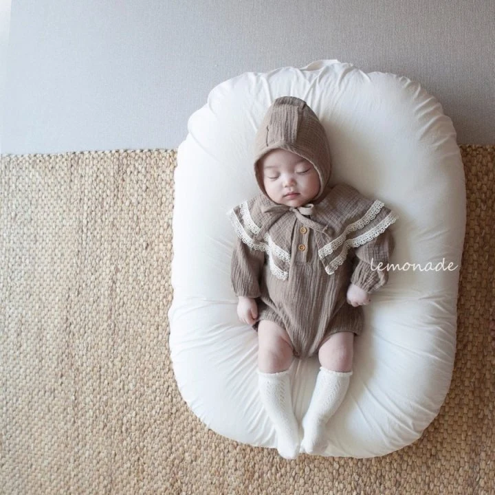 Lemonade - Korean Baby Fashion - #babyfashion - Celine Bonnet Suit Set - 12