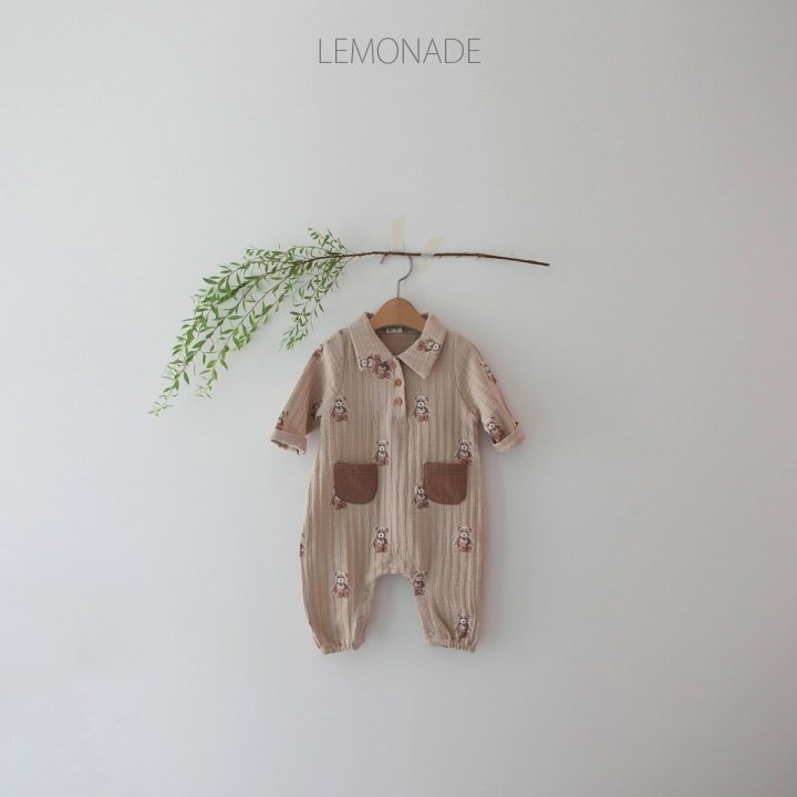 Lemonade - Korean Baby Fashion - #babyfashion - Stick Bear Suit - 9