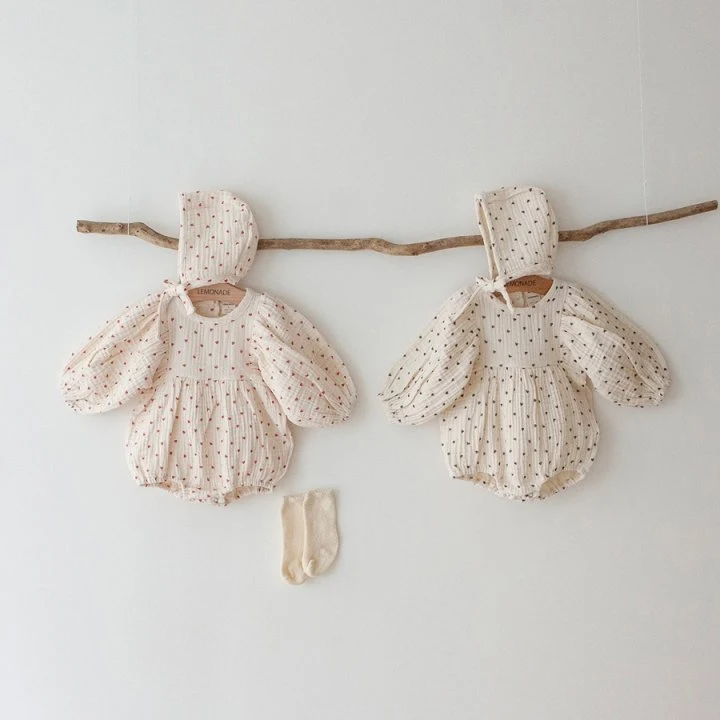 Lemonade - Korean Baby Fashion - #babyfever - Eve Suit Bonnet Set