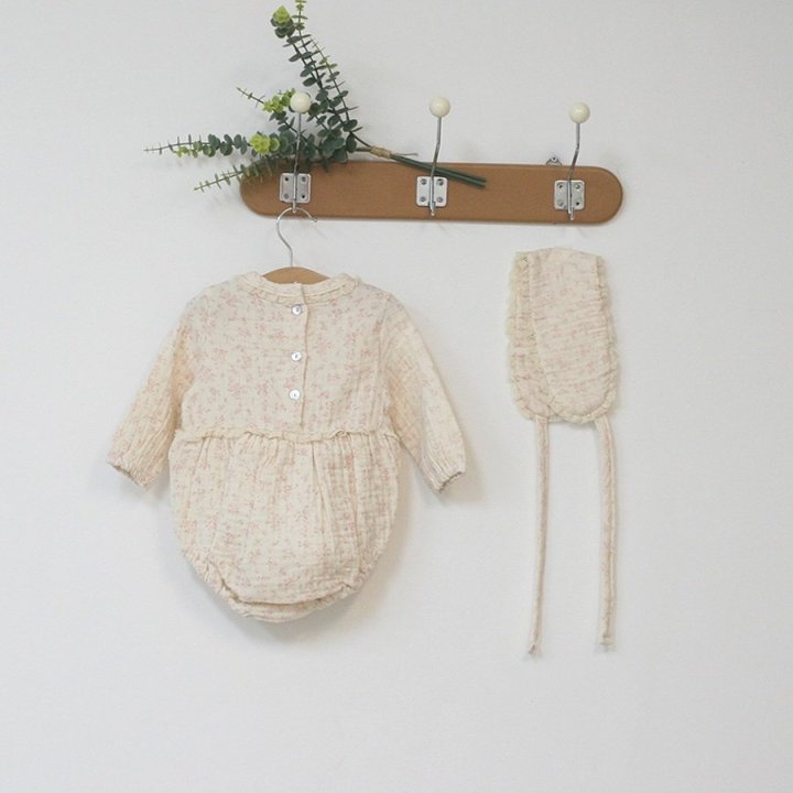 Lemonade - Korean Baby Fashion - #babyfashion - Angel Suit Bonnet Set - 4