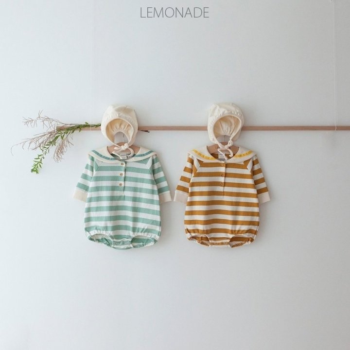 Lemonade - Korean Baby Fashion - #babyfever - Viva Suit Bonnet Set