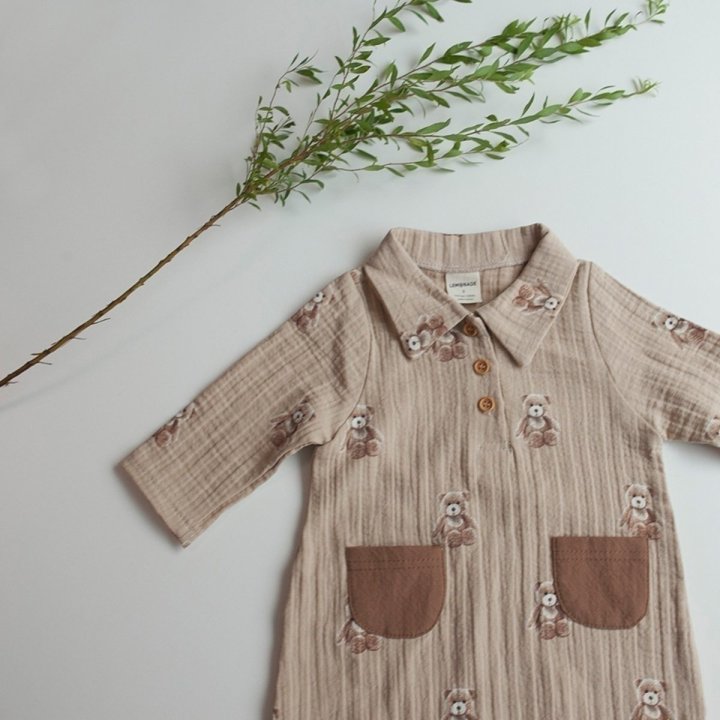 Lemonade - Korean Baby Fashion - #babyfever - Stick Bear Suit - 10