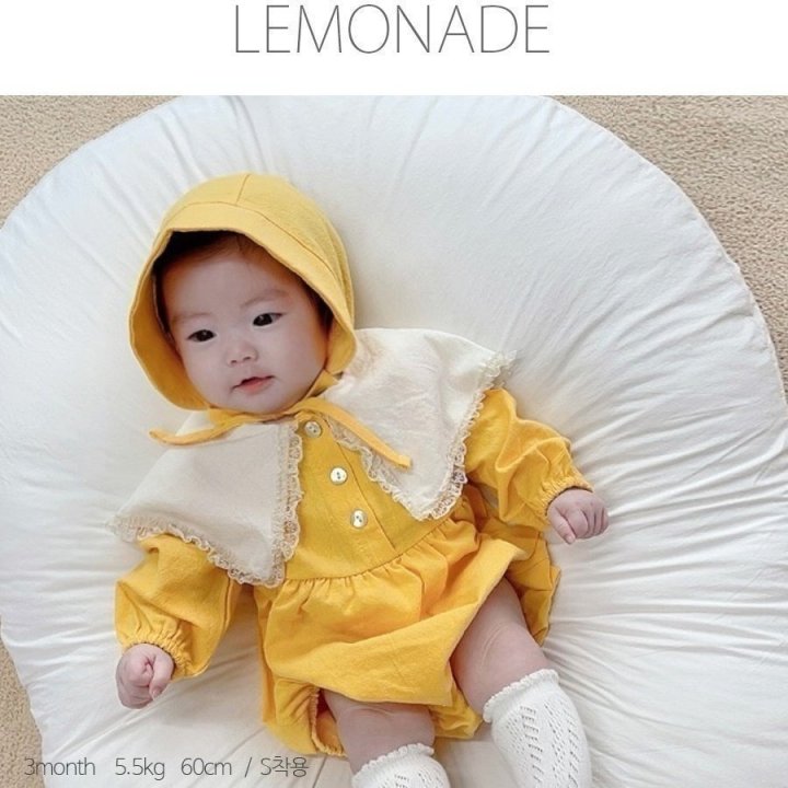 Lemonade - Korean Baby Fashion - #babyfever - Sabre Bonnet Suit - 8