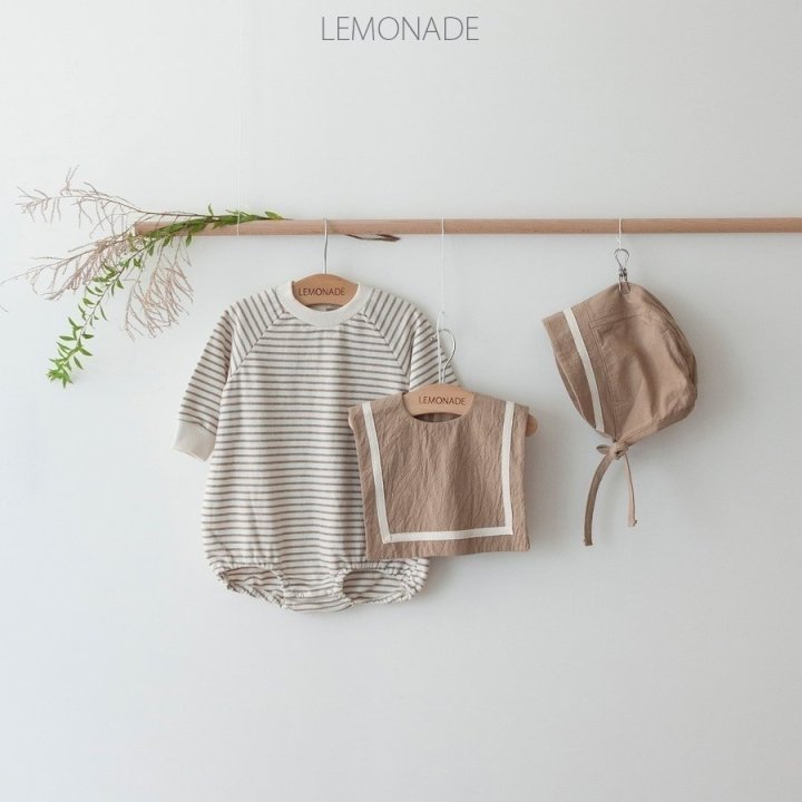 Lemonade - Korean Baby Fashion - #babyfever - Baro Bonnet Suit - 5