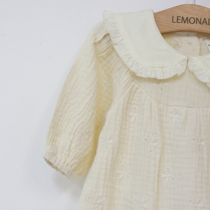 Lemonade - Korean Baby Fashion - #babyfever - Ebony Suit Bonnet Set - 4