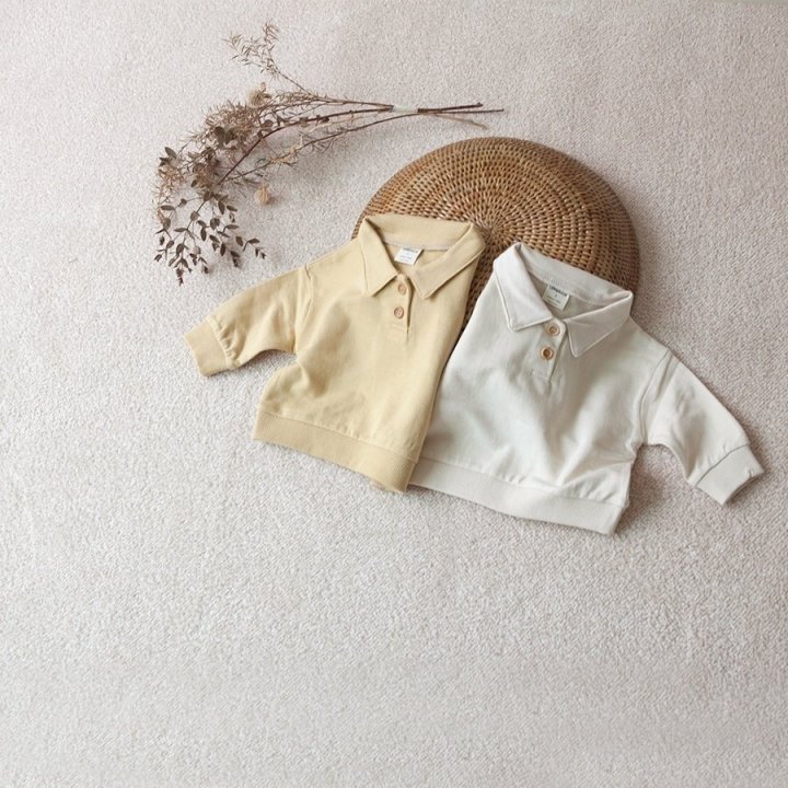 Lemonade - Korean Baby Fashion - #babygirlfashion - Plain Collar Tee - 7