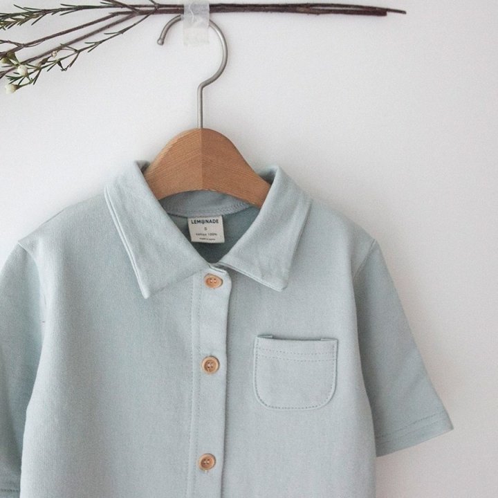 Lemonade - Korean Baby Fashion - #babyfever - Plain Collar Suit - 4