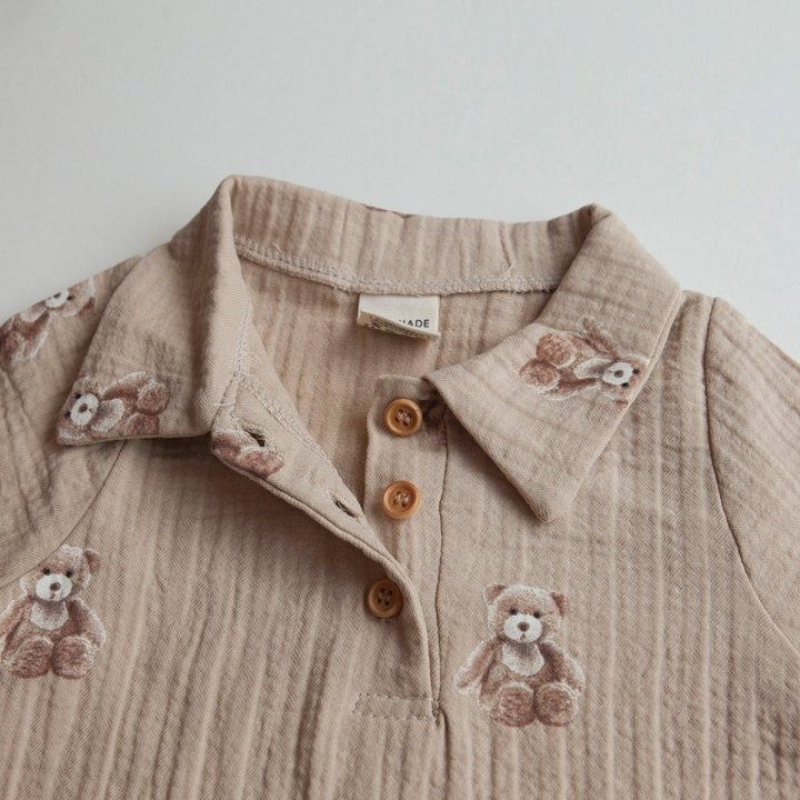 Lemonade - Korean Baby Fashion - #babygirlfashion - Stick Bear Suit - 11