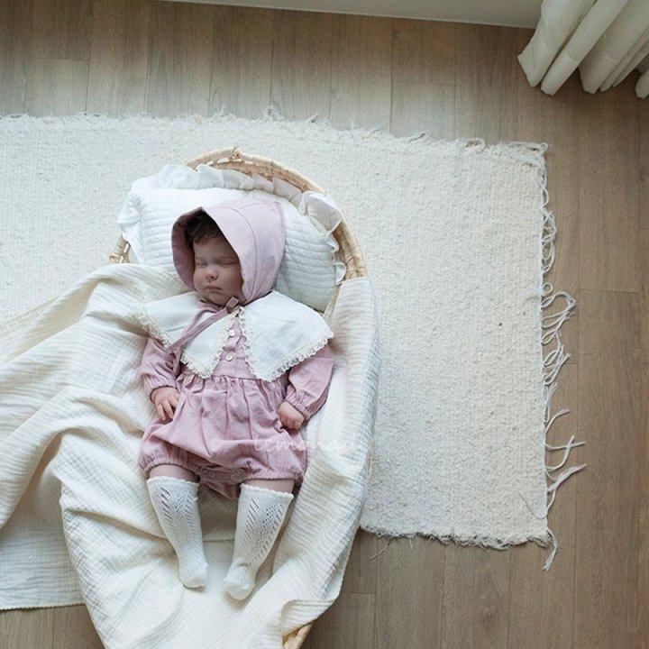 Lemonade - Korean Baby Fashion - #babygirlfashion - Sabre Bonnet Suit - 9